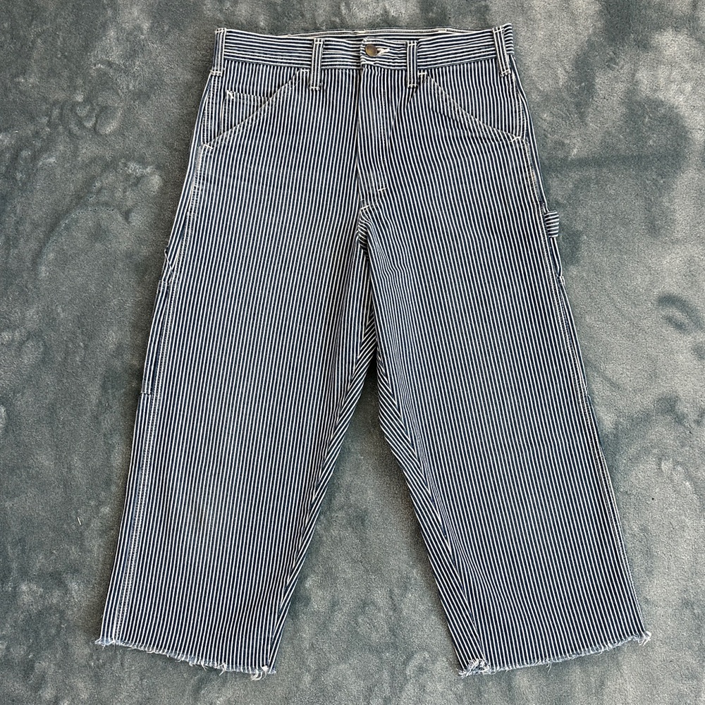Stan Ray Men’s Relaxed Stripe Carpenter Jeans Railroad Stripe